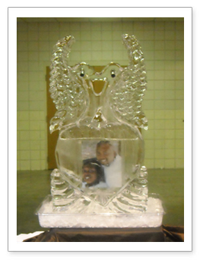 Alabama Ice Carving - Ice with Photo